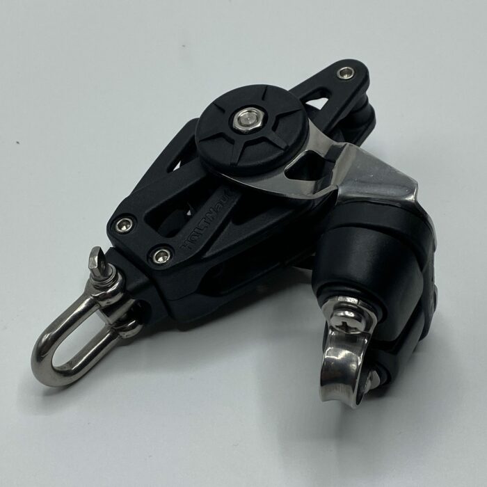 Jib sheet style block & cleat