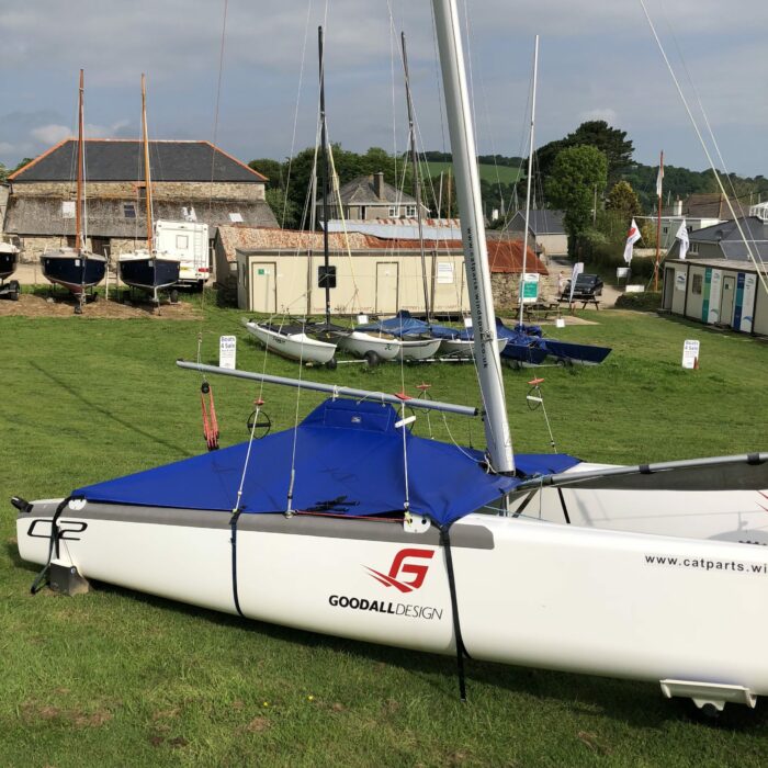 Universal catamaran trampoline cover