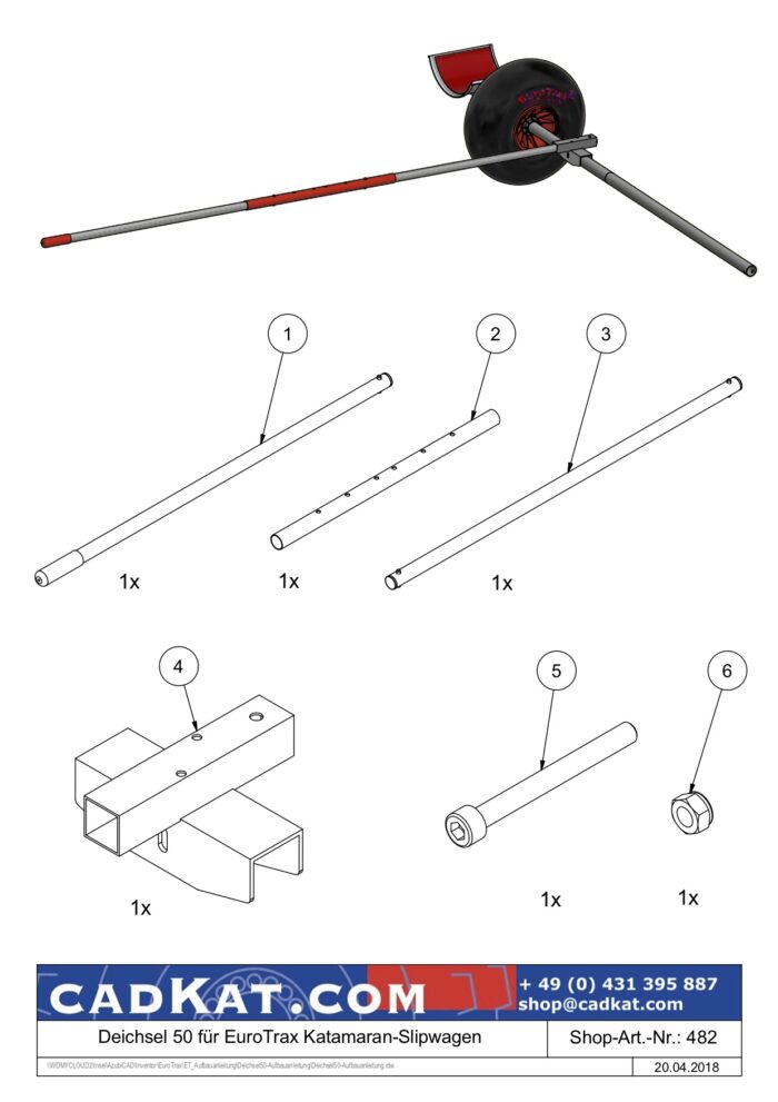 Adjustable trolley handle - Image 3