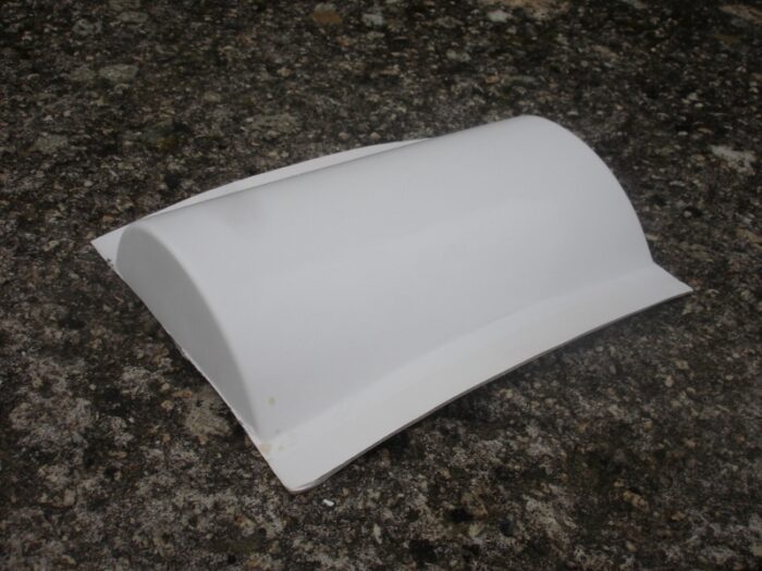 Dart 18 rear beam deck moulding. (White)