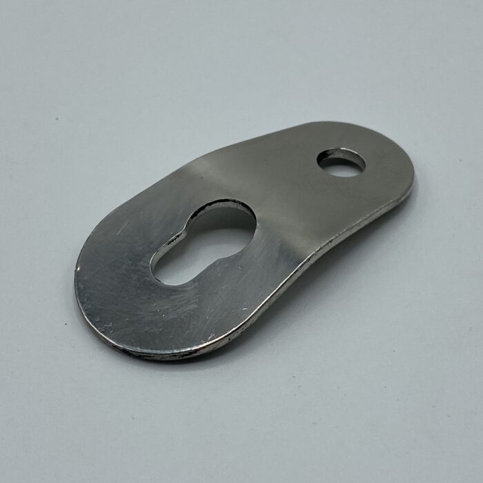 Tiller key hole clip