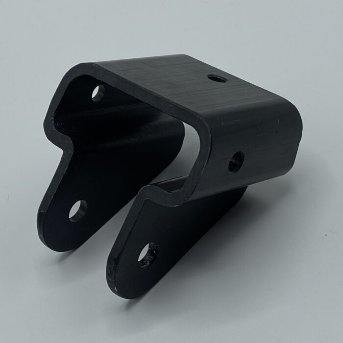 Tiller arm fork end bracket
