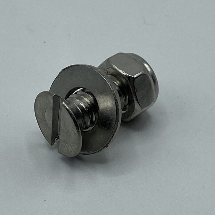 Washer screw set for rudder spring