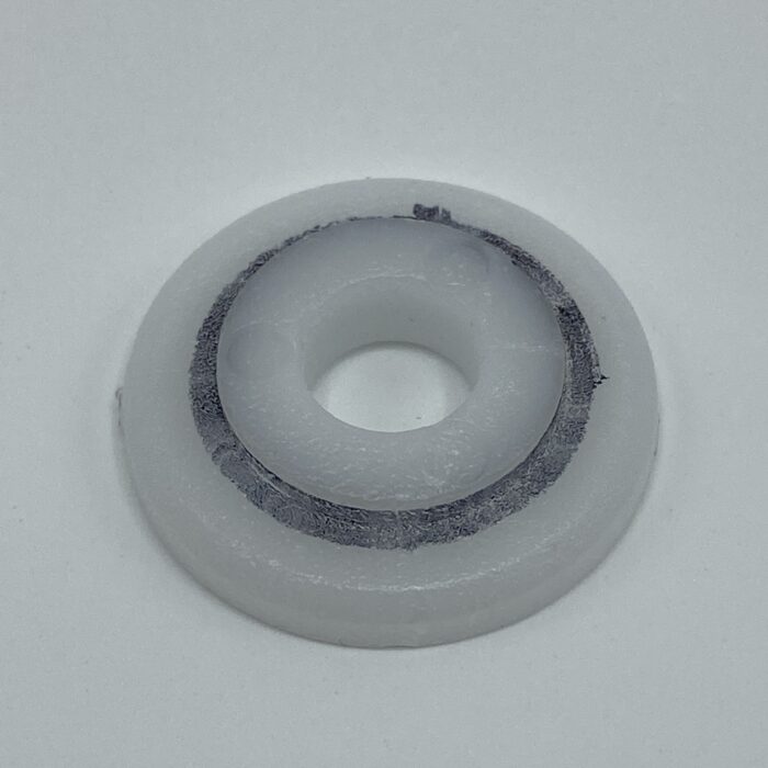 Dart rudder bolt shoulder washer