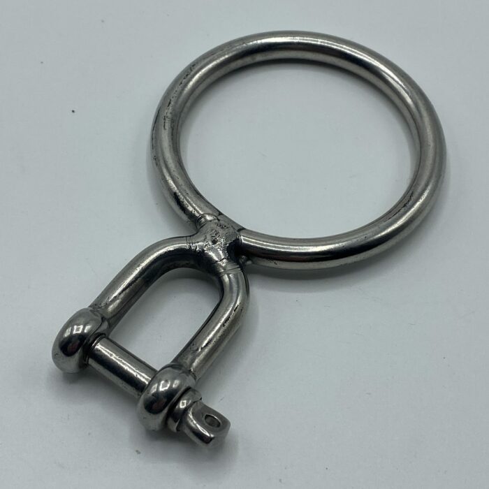Jib halyard lock ring