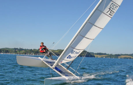 Dart 18 sailed single handed