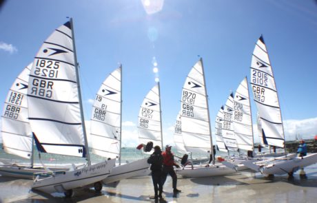 Sprint 15 catamarans ready to race