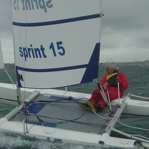 The Sprint 15 sailed by Ian Fraser